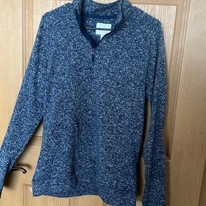 Old Navy Quarter Zip - Blue - L